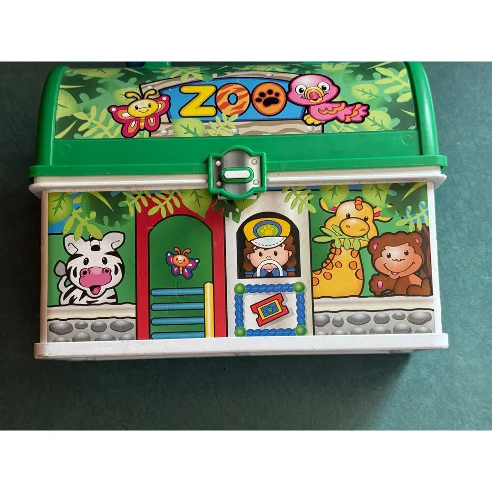 2008 Fisher-Price Little People On The Go Zoo Carrying Case